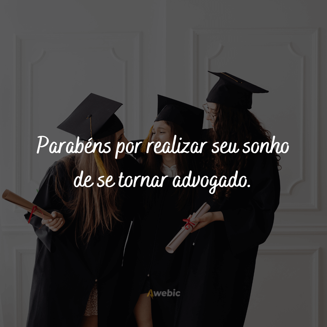 Frases de formatura de direito