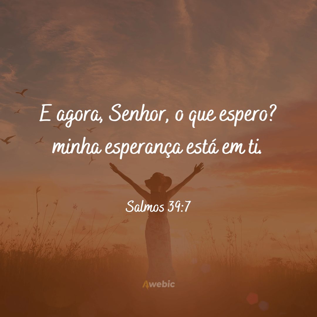 Versículos sobre esperar em Deus