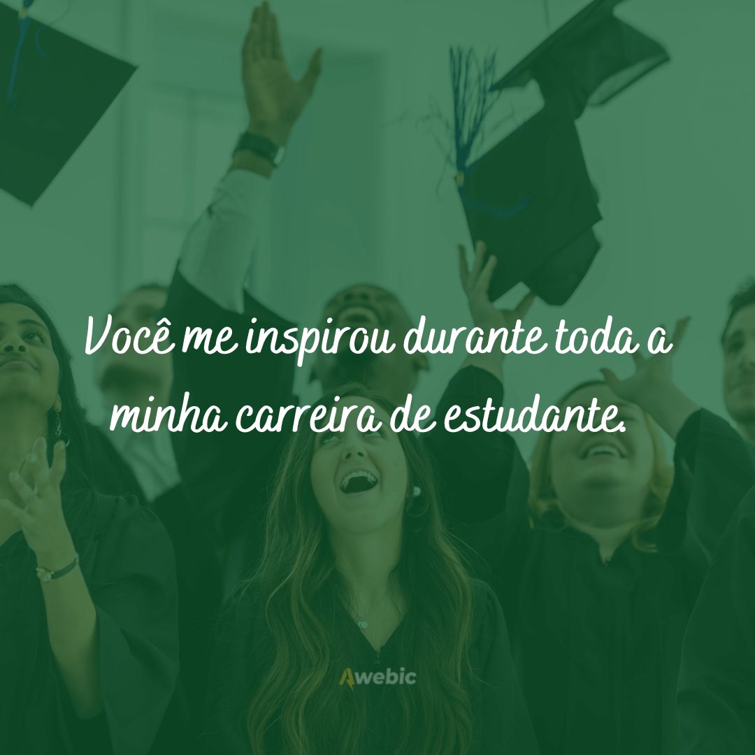 Frases de agradecimento pela formatura