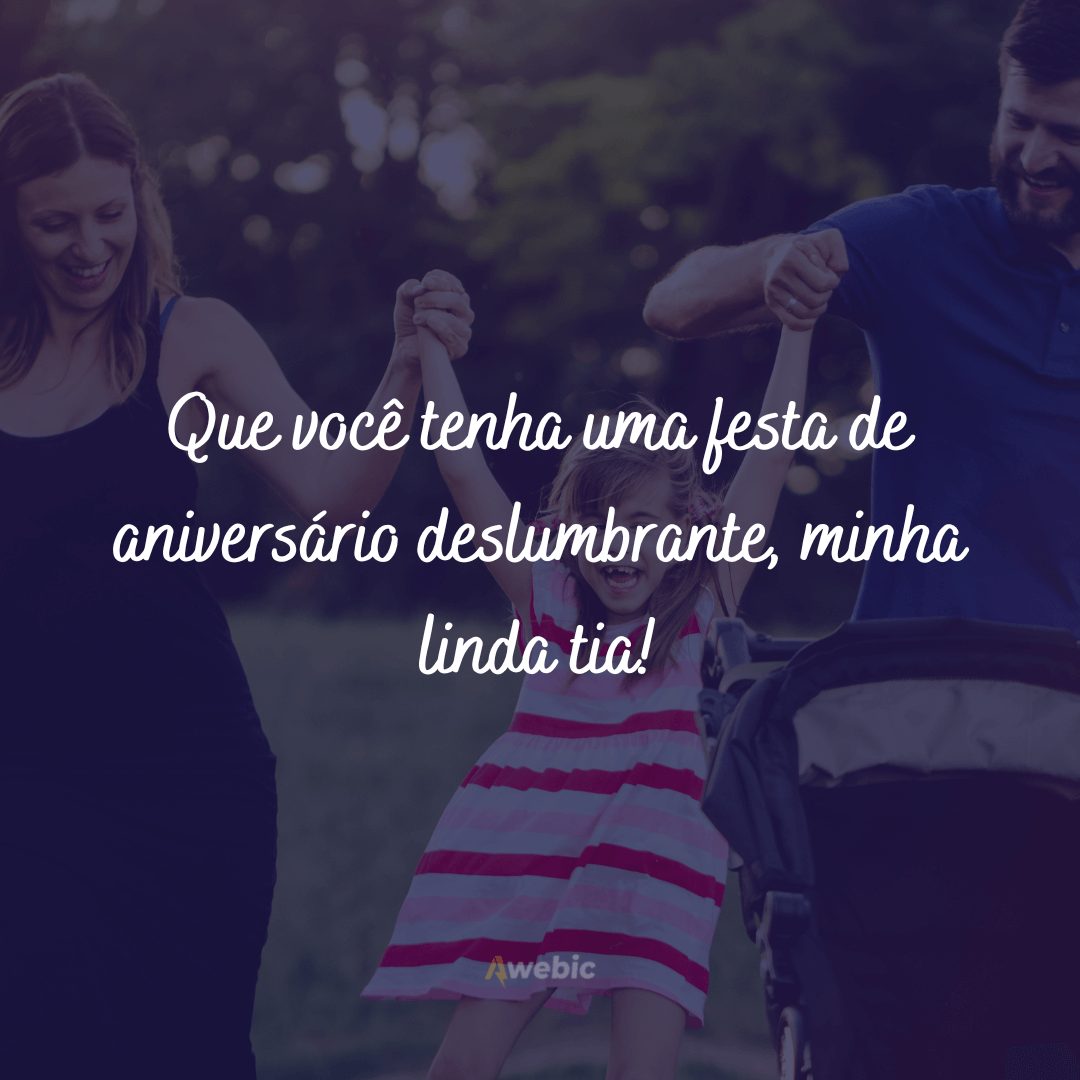 Frases de feliz aniversário para tia