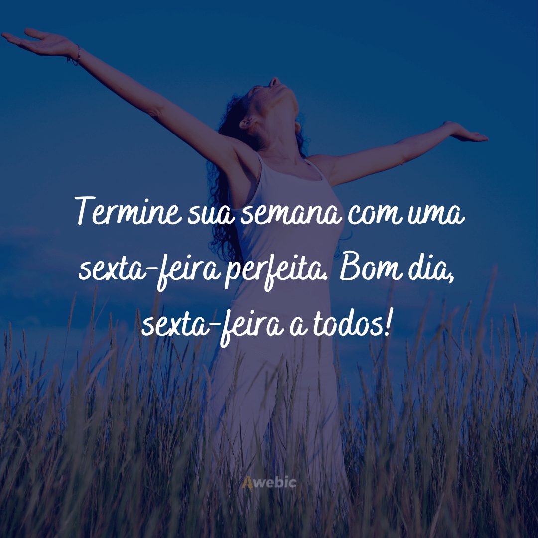 Frases de bom dia sexta-feira