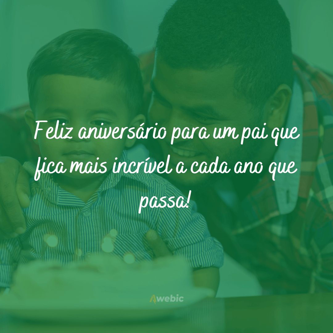 Frases de aniversário para pai