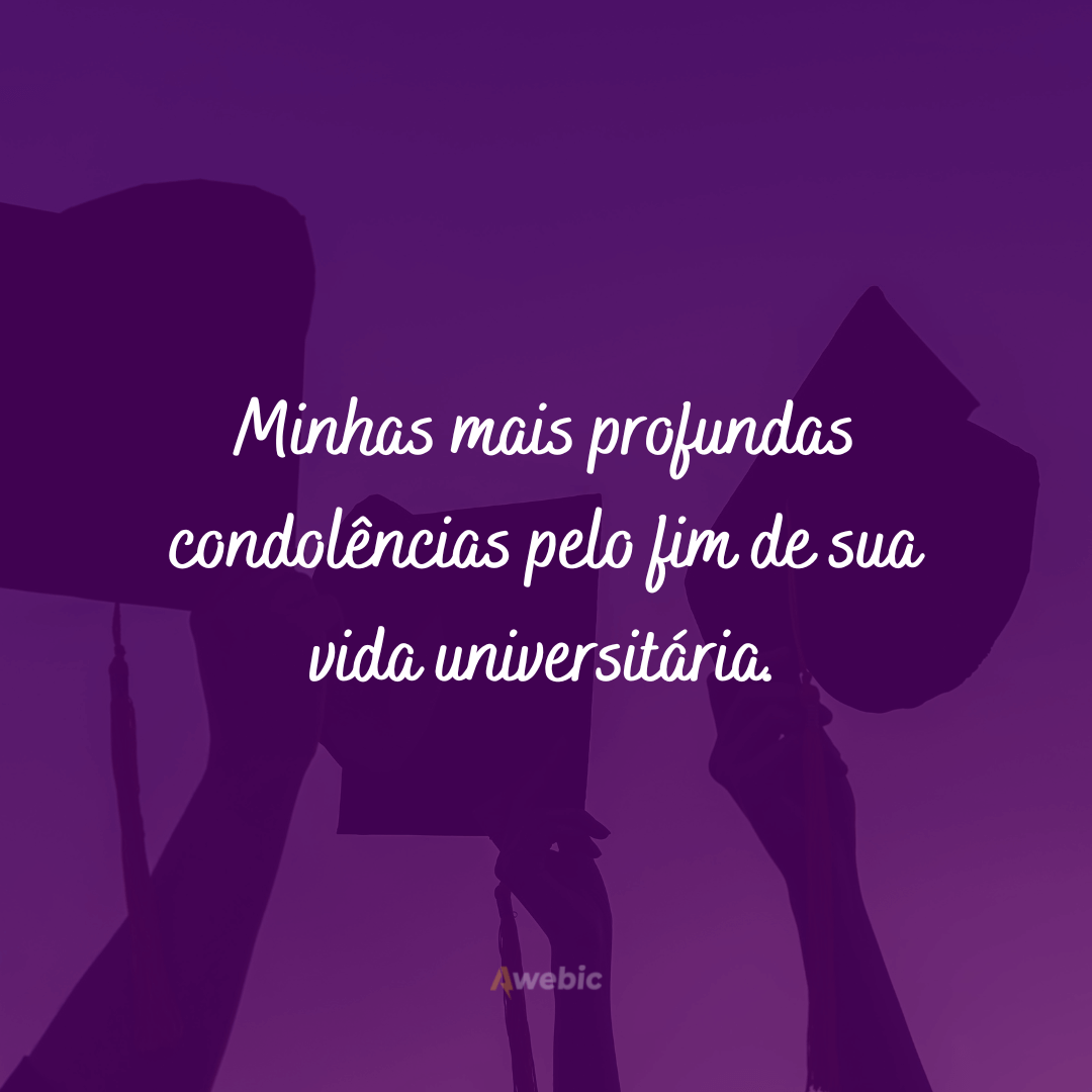 Frases de formatura engraçadas