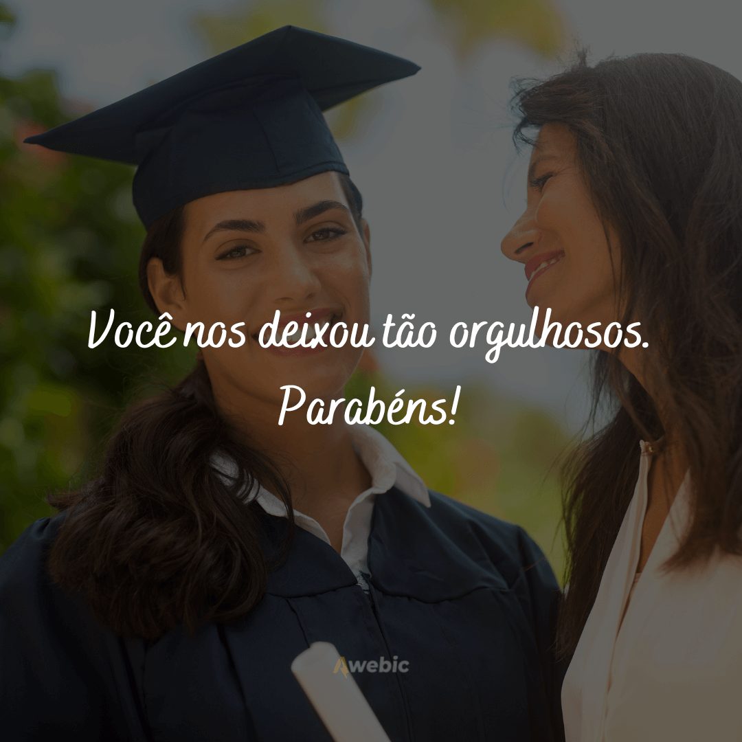 Frases de formatura para filha