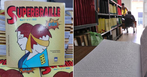 Superbraille: super-herói cego ganha as páginas das histórias em quadrinhos