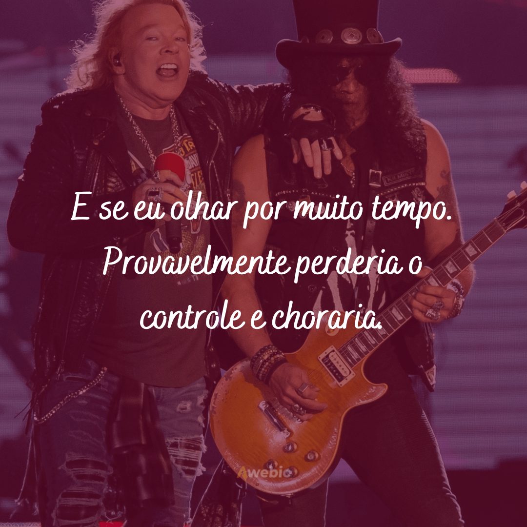 Frases do Guns N' Roses