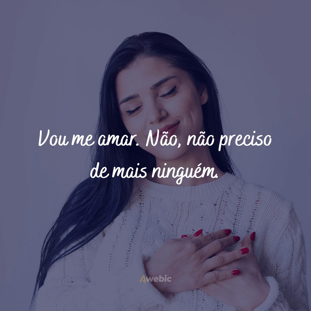 Frases de amor-próprio para status