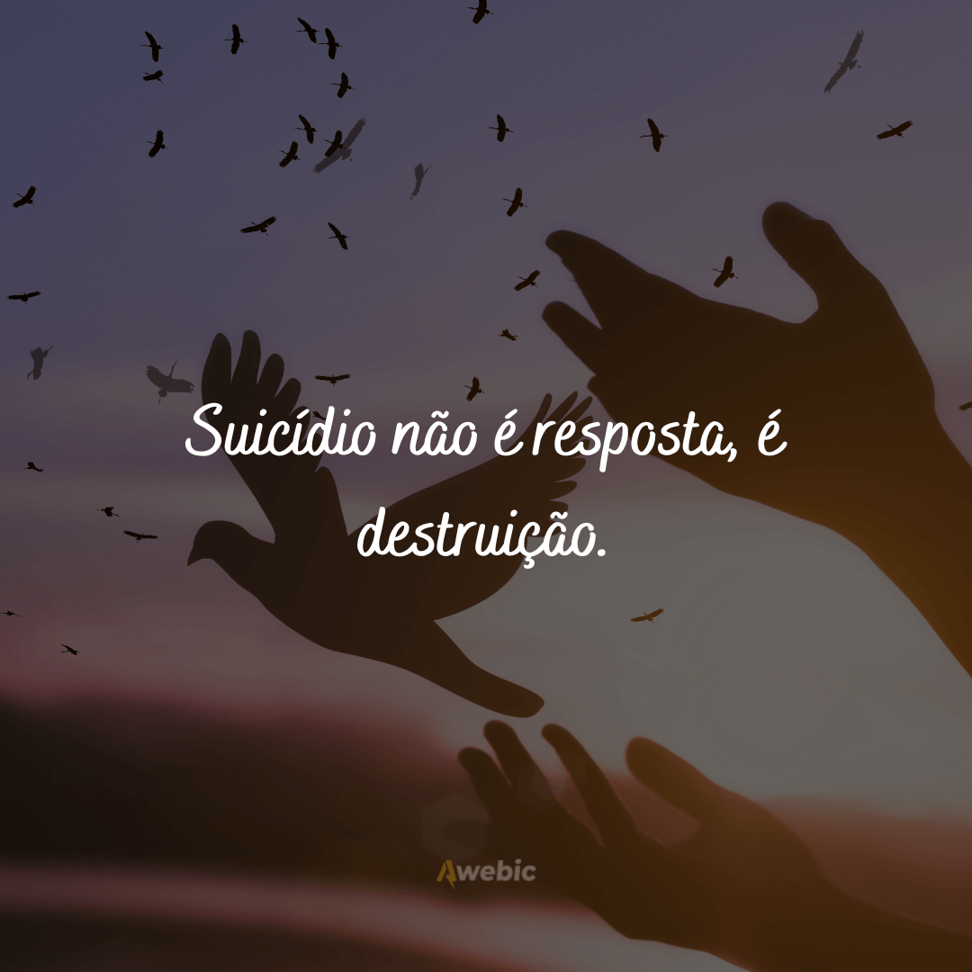 Frases do Setembro Amarelo