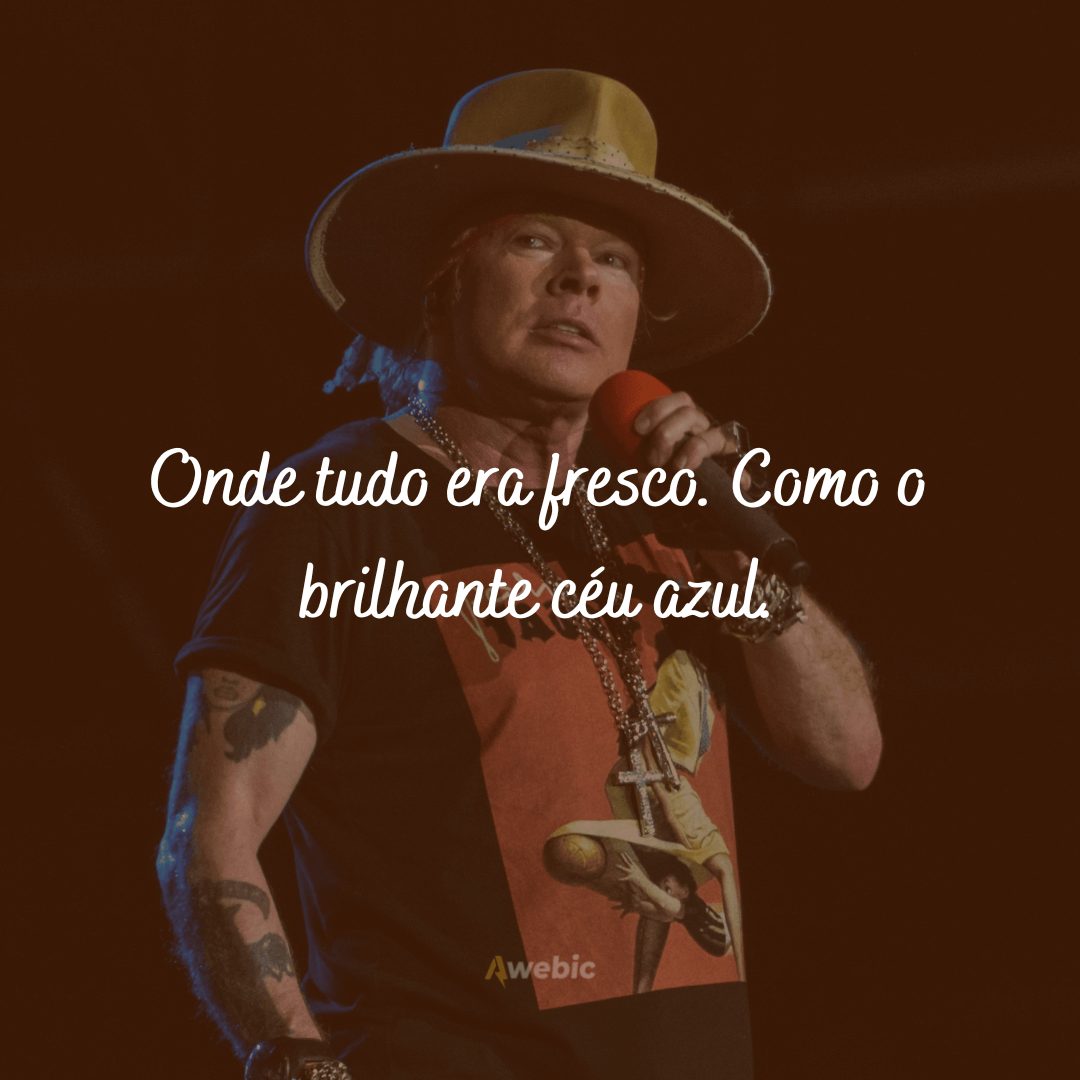 Frases do Guns N' Roses