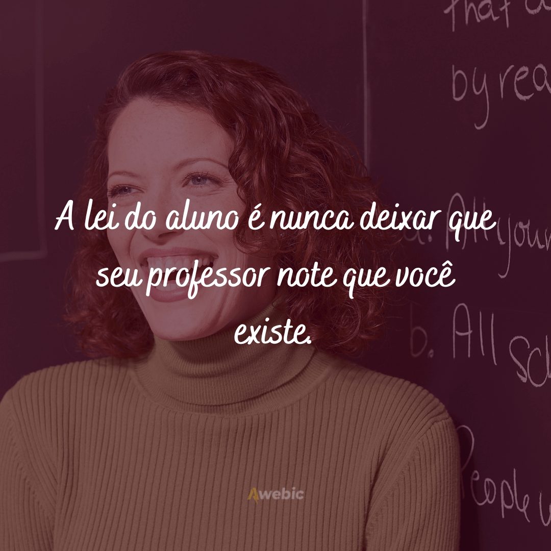 Frases engraçadas sobre professor