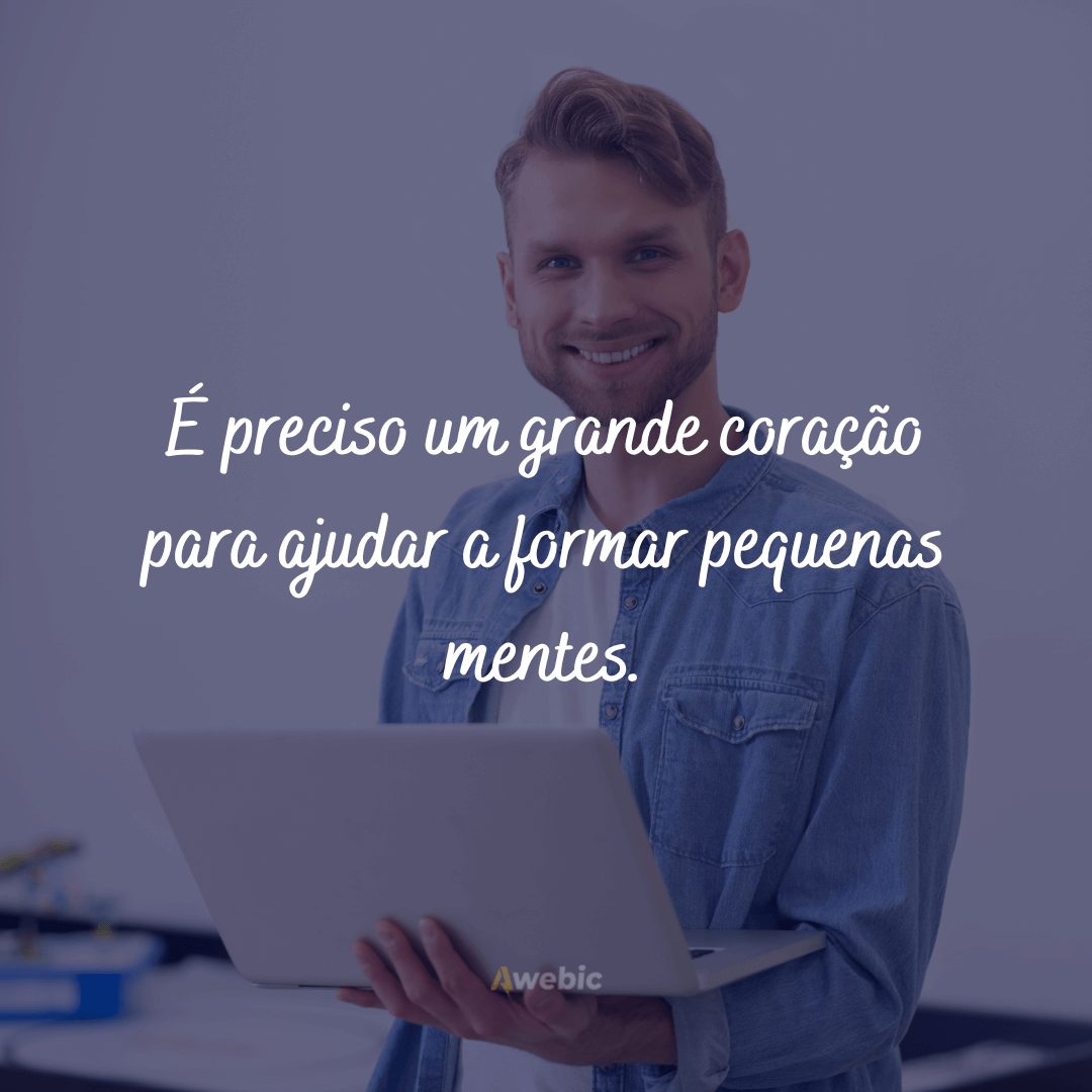 Frases sobre ser professor