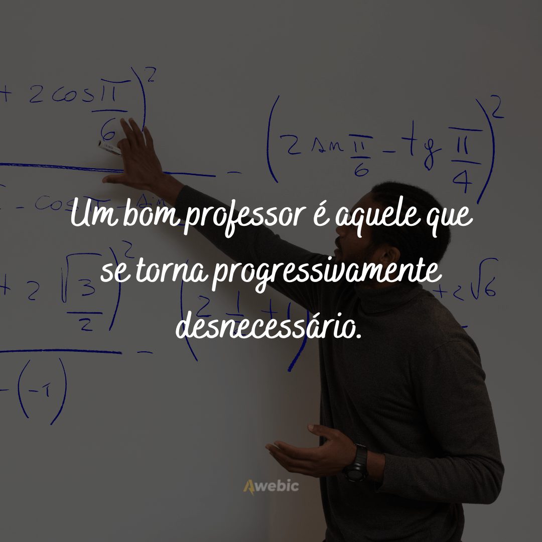 Frases sobre ser professor