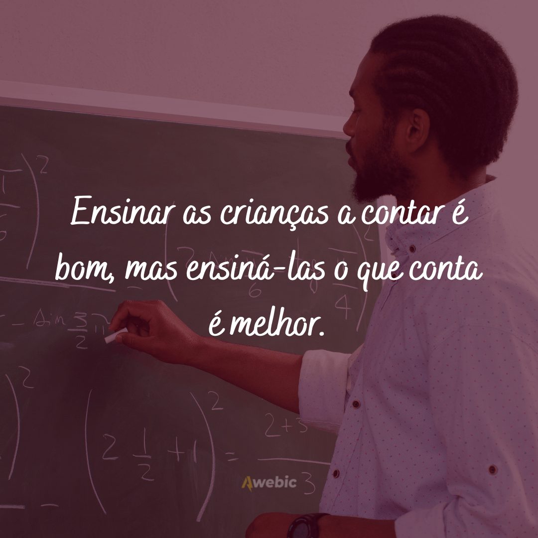 Frases sobre ser professor