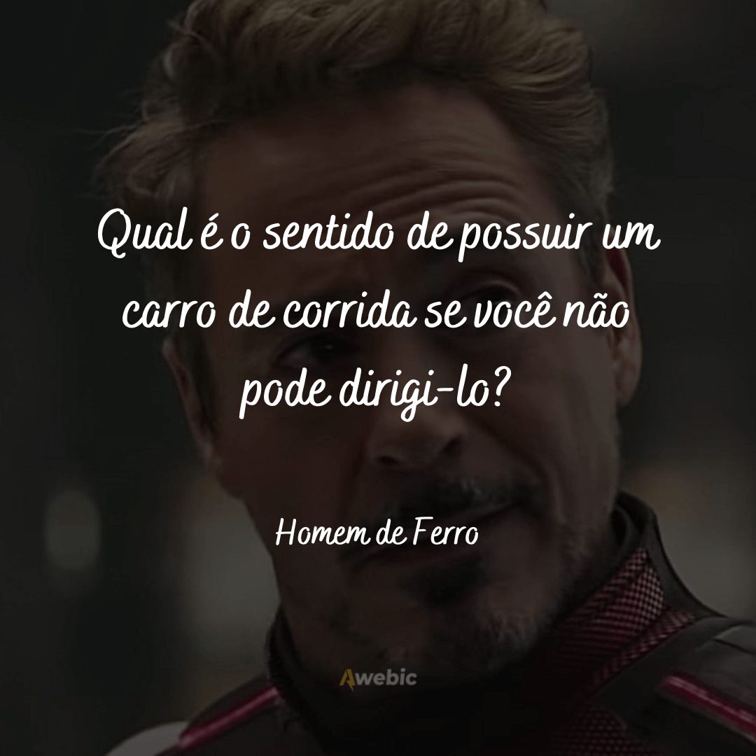 Frases do Homem de Ferro