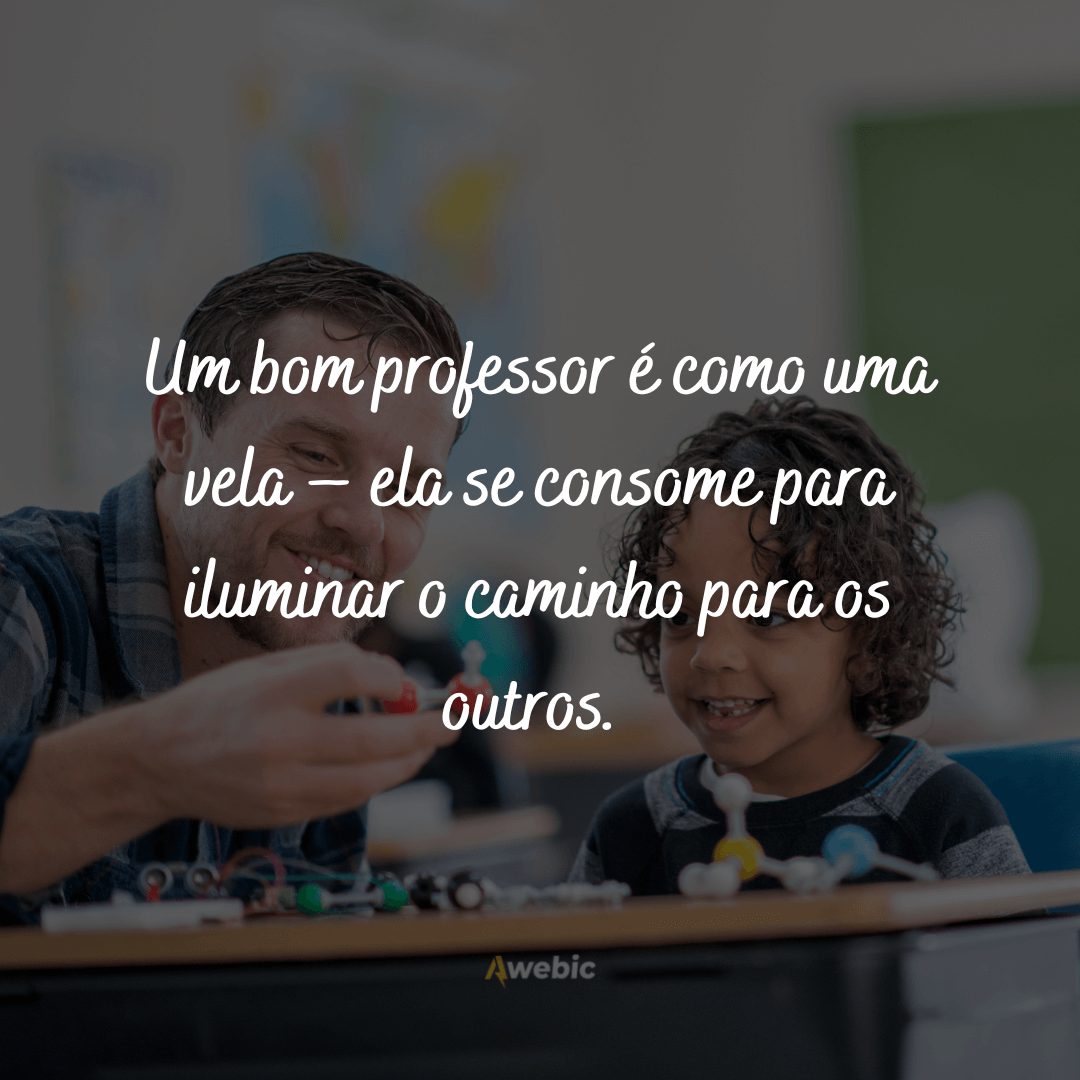 Textos para homenagear seu professor