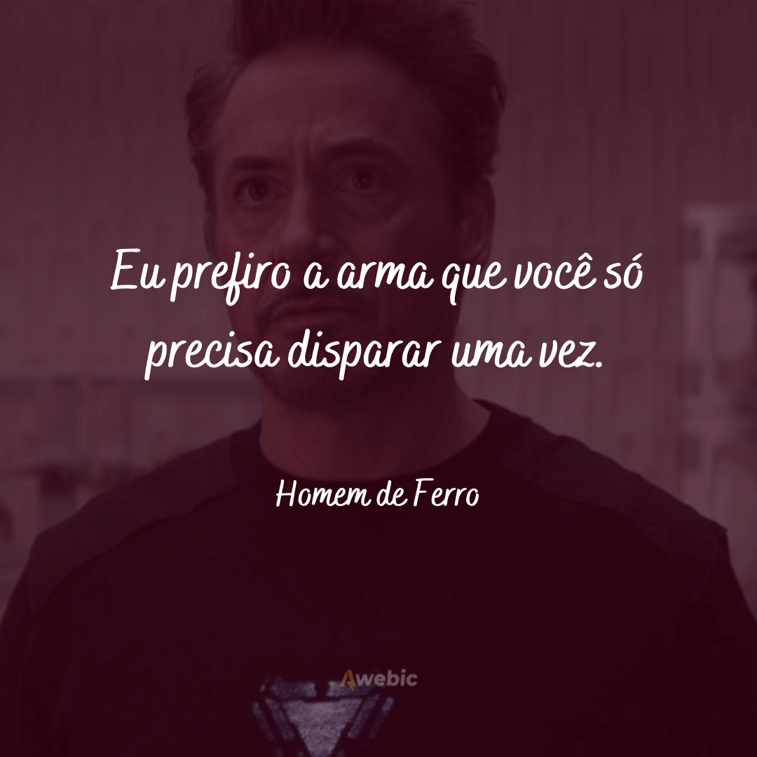 Frases do Homem de Ferro