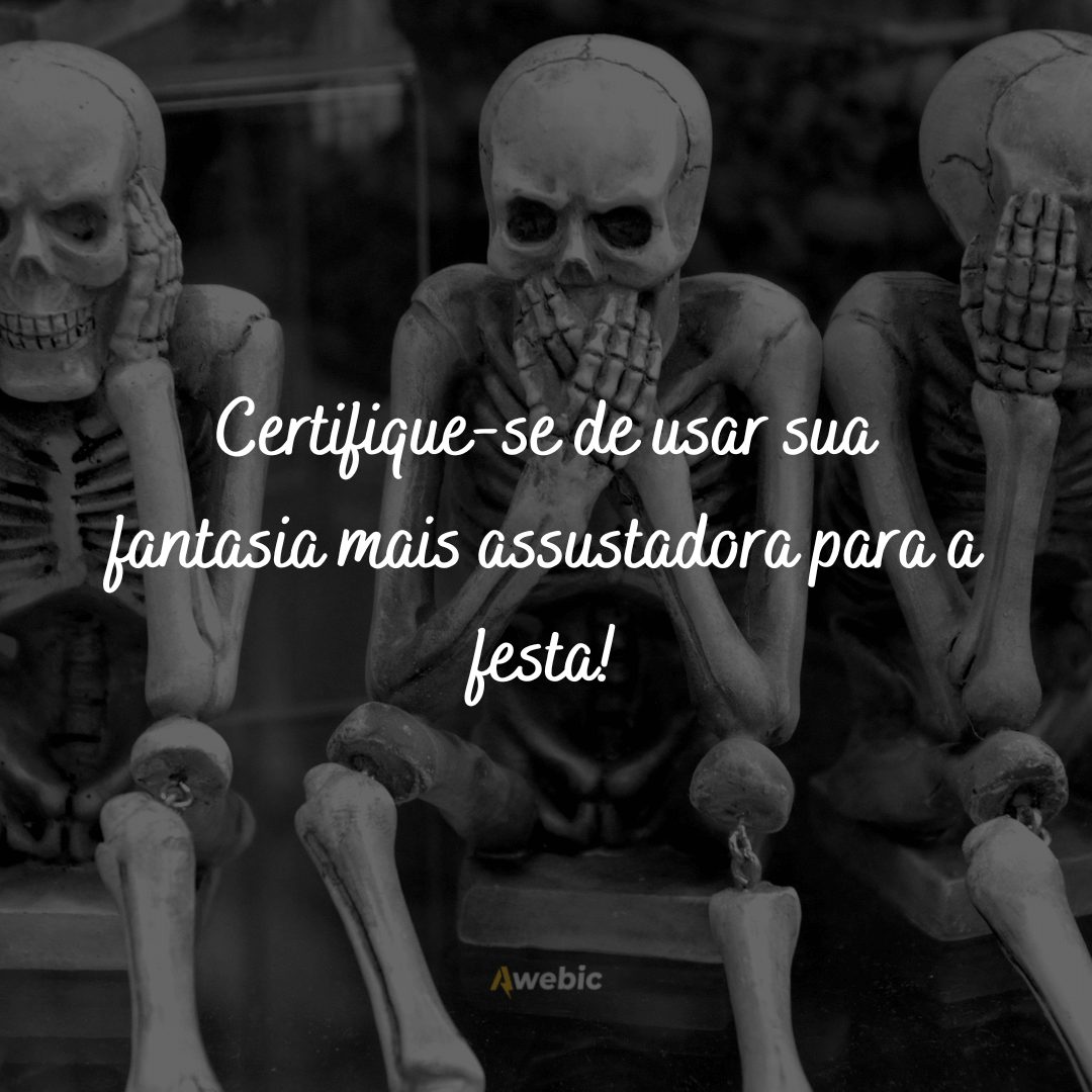 Frases de Halloween em inglês