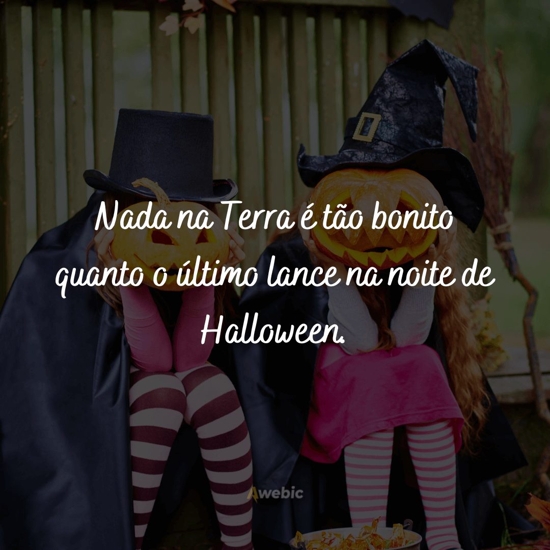  legendas para foto de halloween