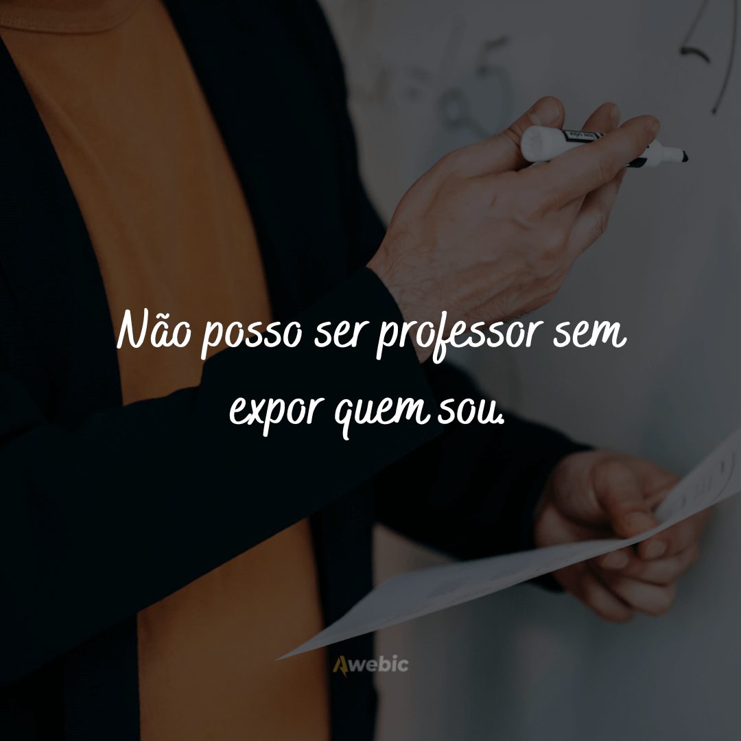 Frases sobre ser professor