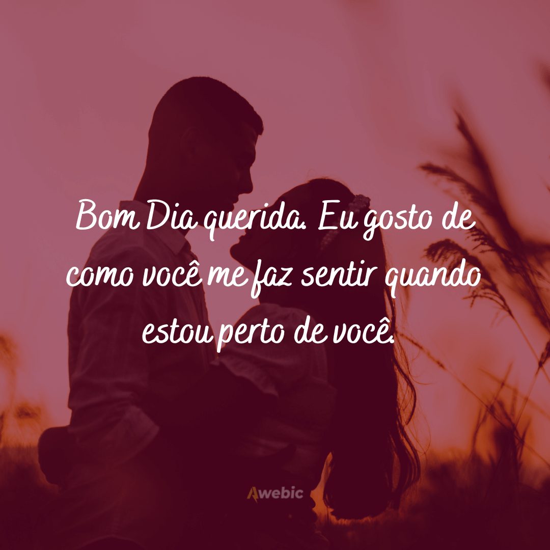 Frases de bom dia para meu amor