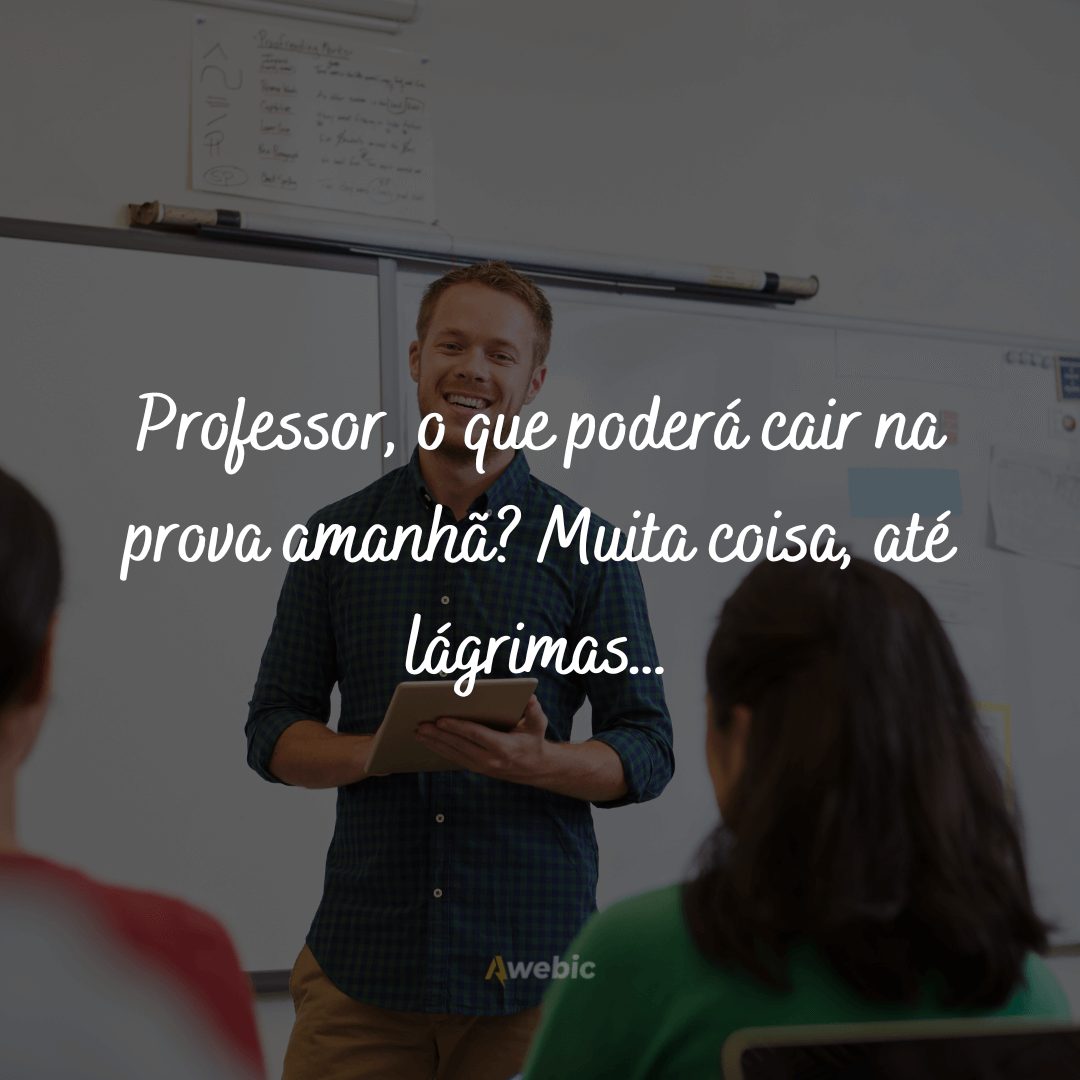 Frases engraçadas sobre professor