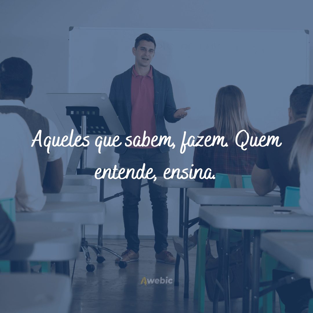 Frases sobre ser professor