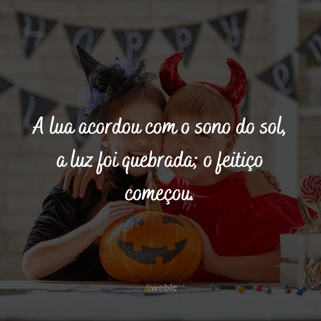  legendas para foto de halloween