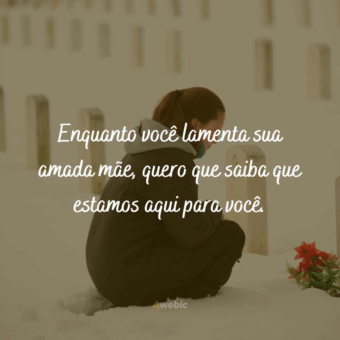 Frases de finados para mãe