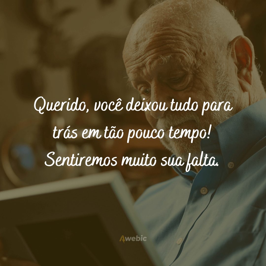 Frases de saudades de uma pessoa falecida