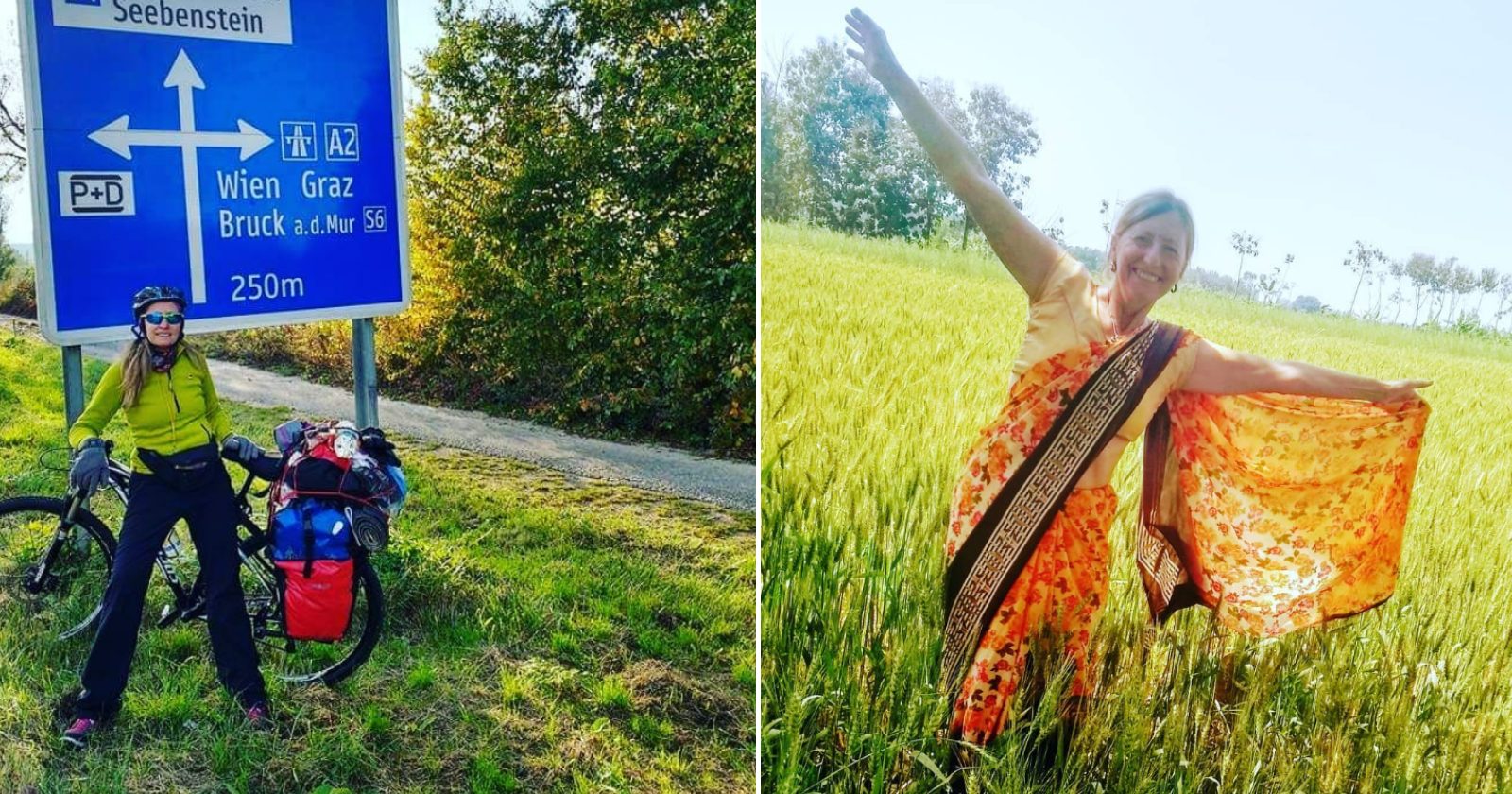 Aos 60 anos, argentina inspira ao largar trabalho para viajar o mundo de bicicleta