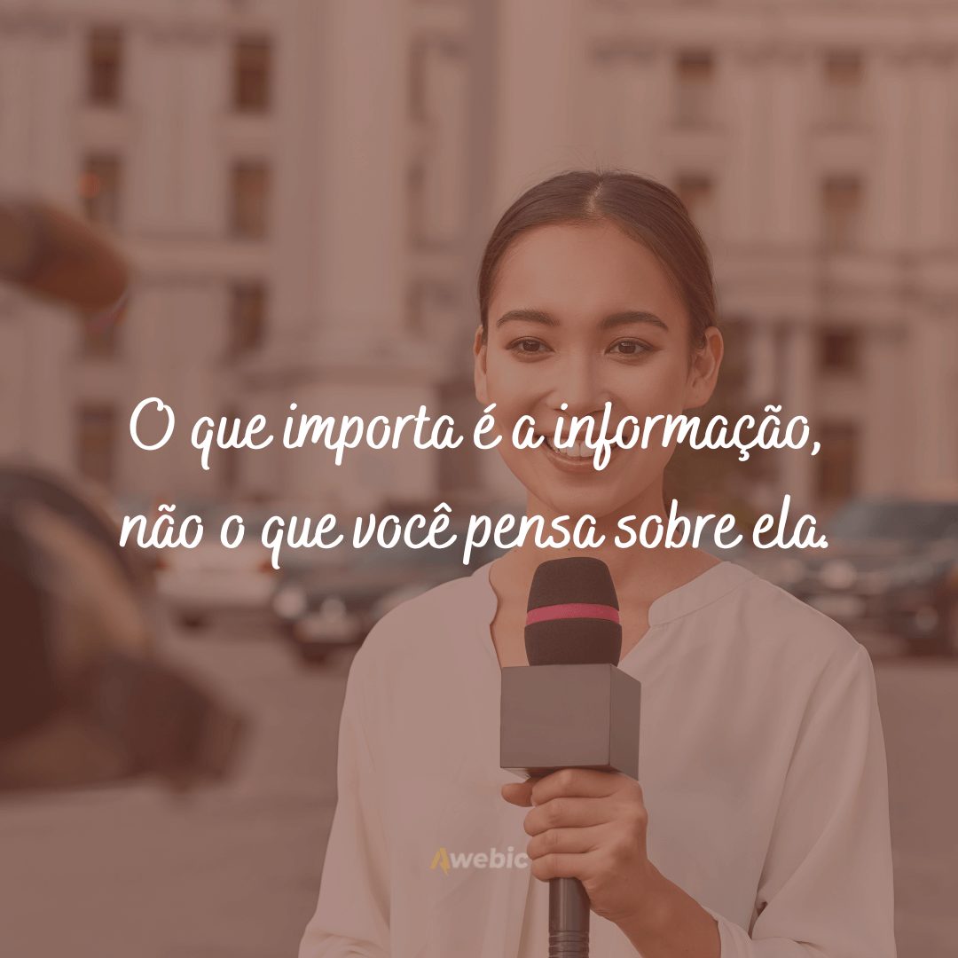 Frases sobre jornalismo