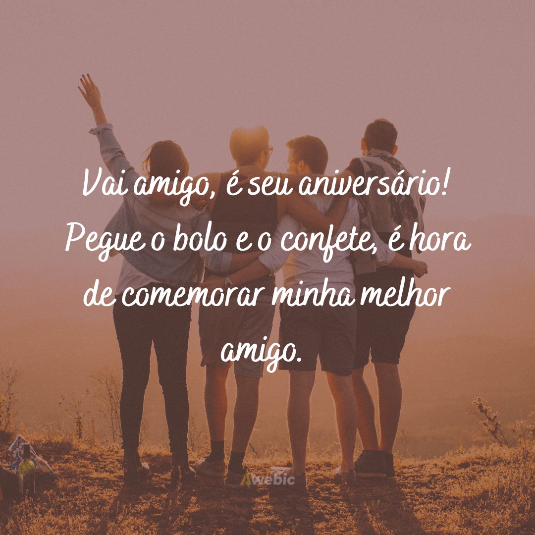 Frases de feliz aniversário para um amigo