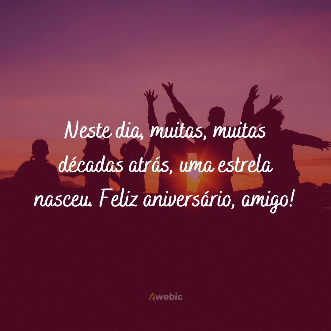 Frases de feliz aniversário para um amigo