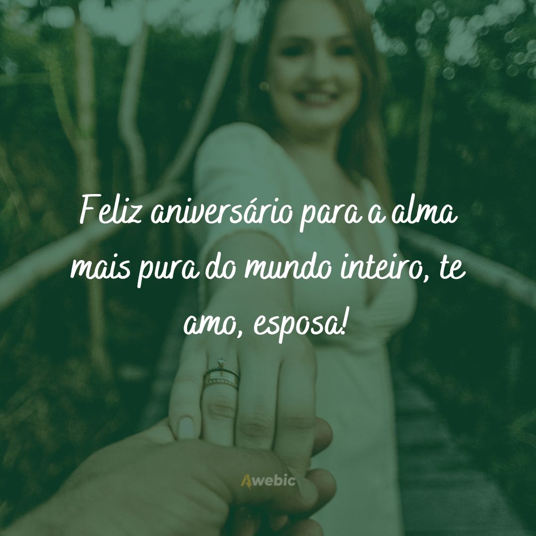 Frases de feliz aniversário para esposa