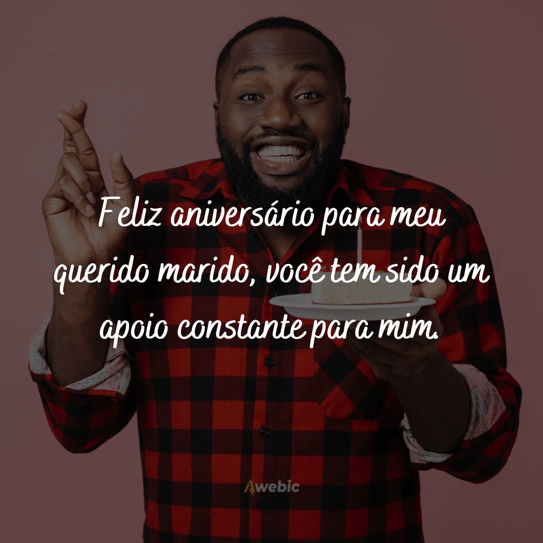 Frases de feliz aniversário para marido