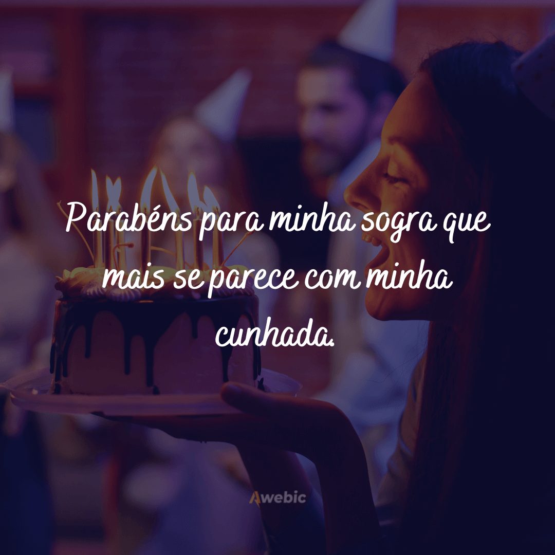 Frases de feliz aniversário para sogra