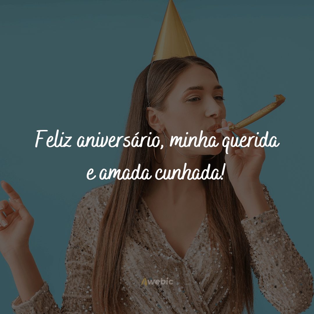 Frases de feliz aniversário para cunhada