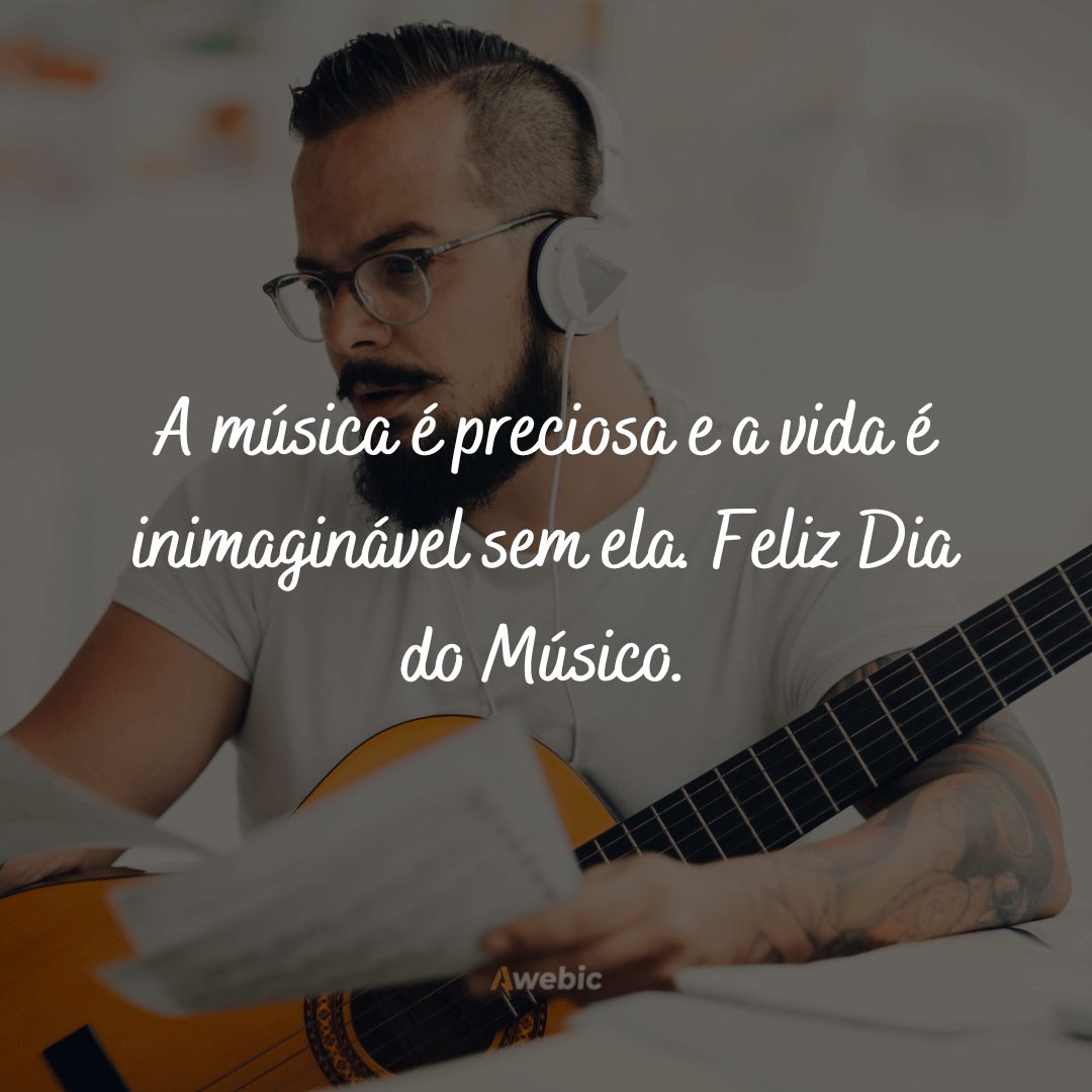 Mensagens sobre o Dia do Músico