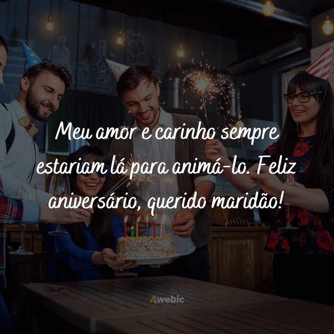 Frases de feliz aniversário para marido