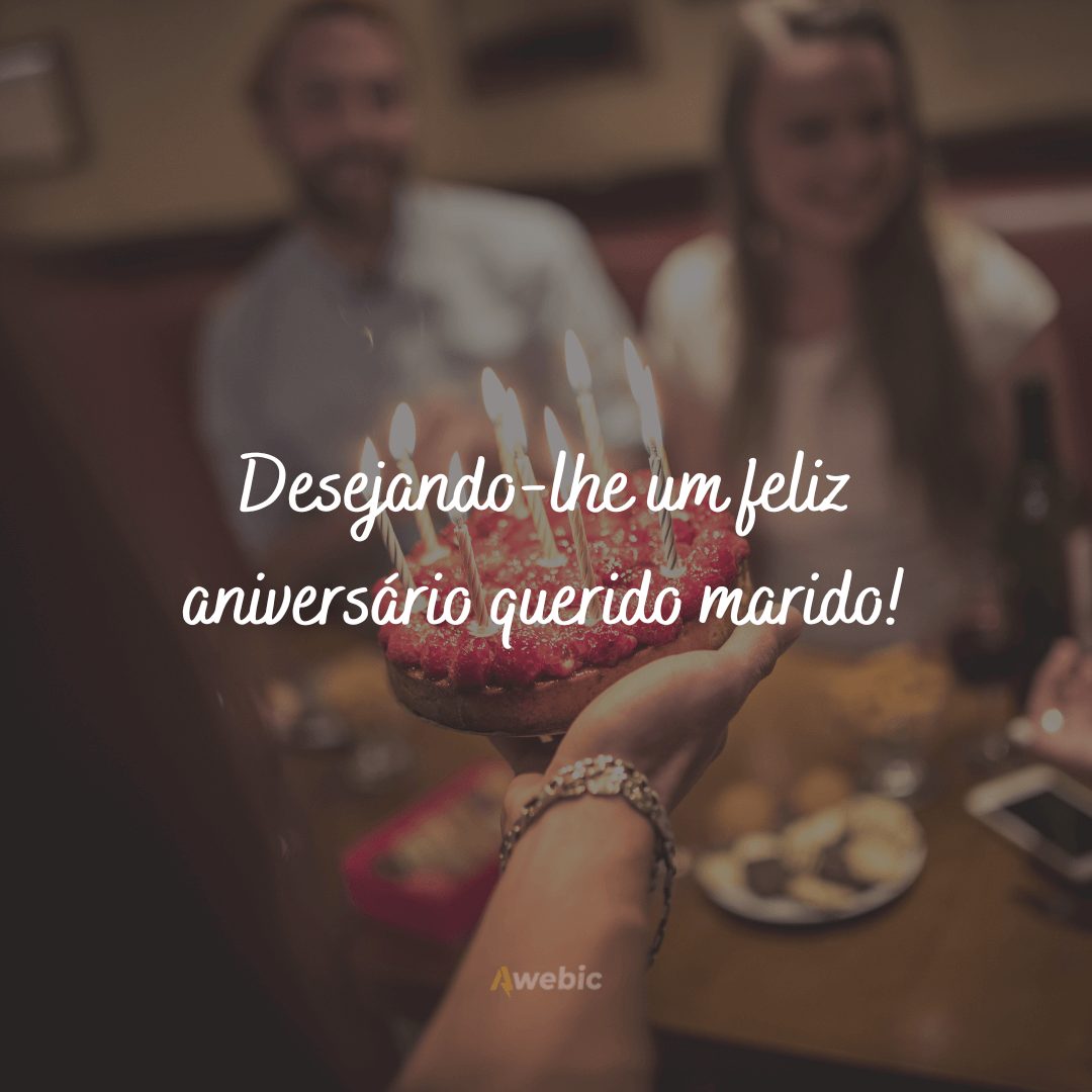 Frases de feliz aniversário para marido