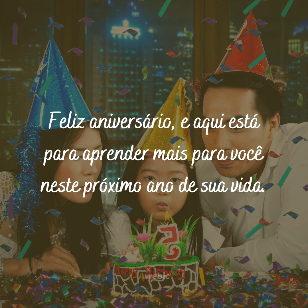 Frases de feliz aniversário para sobrinha