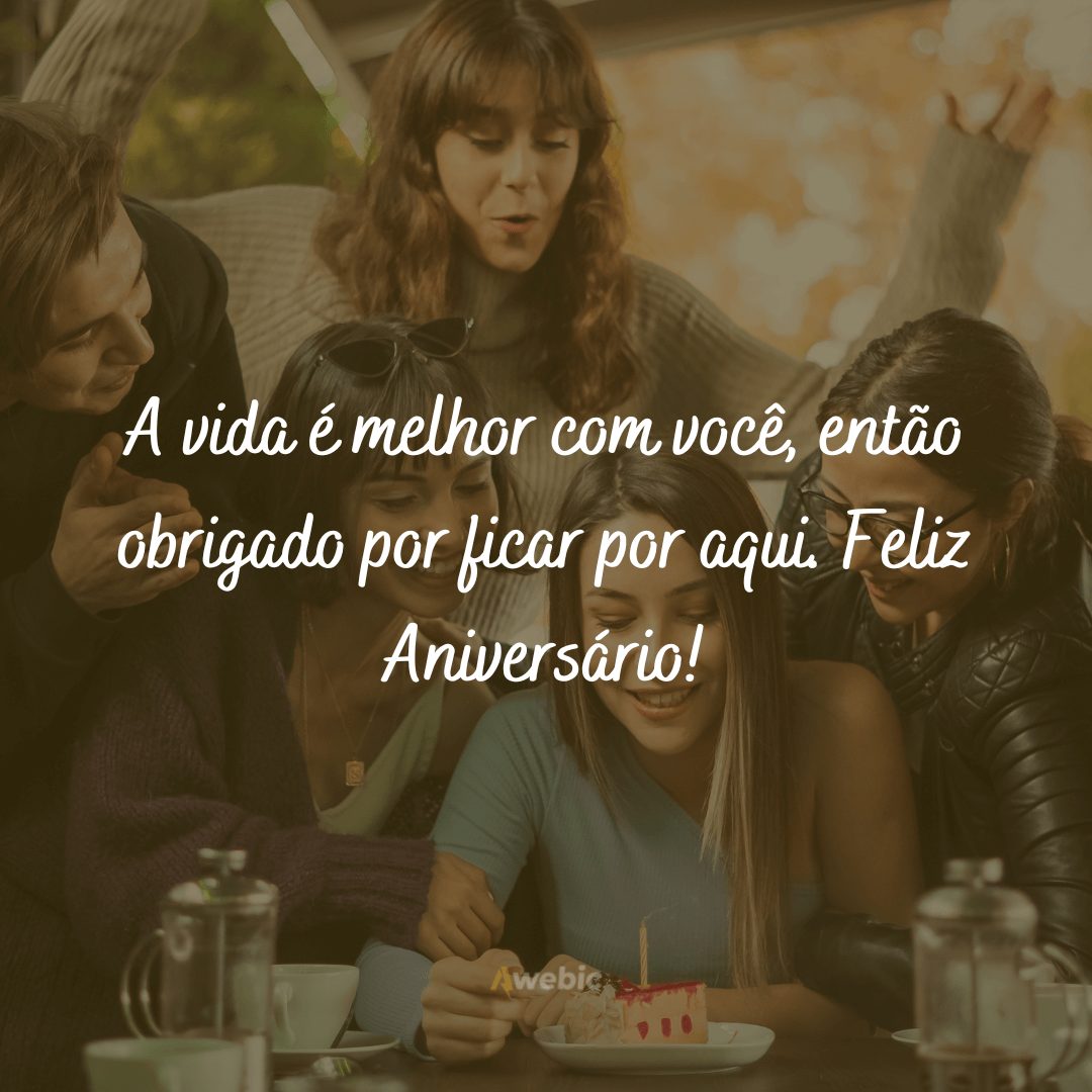 Frases de feliz aniversário para melhor amiga