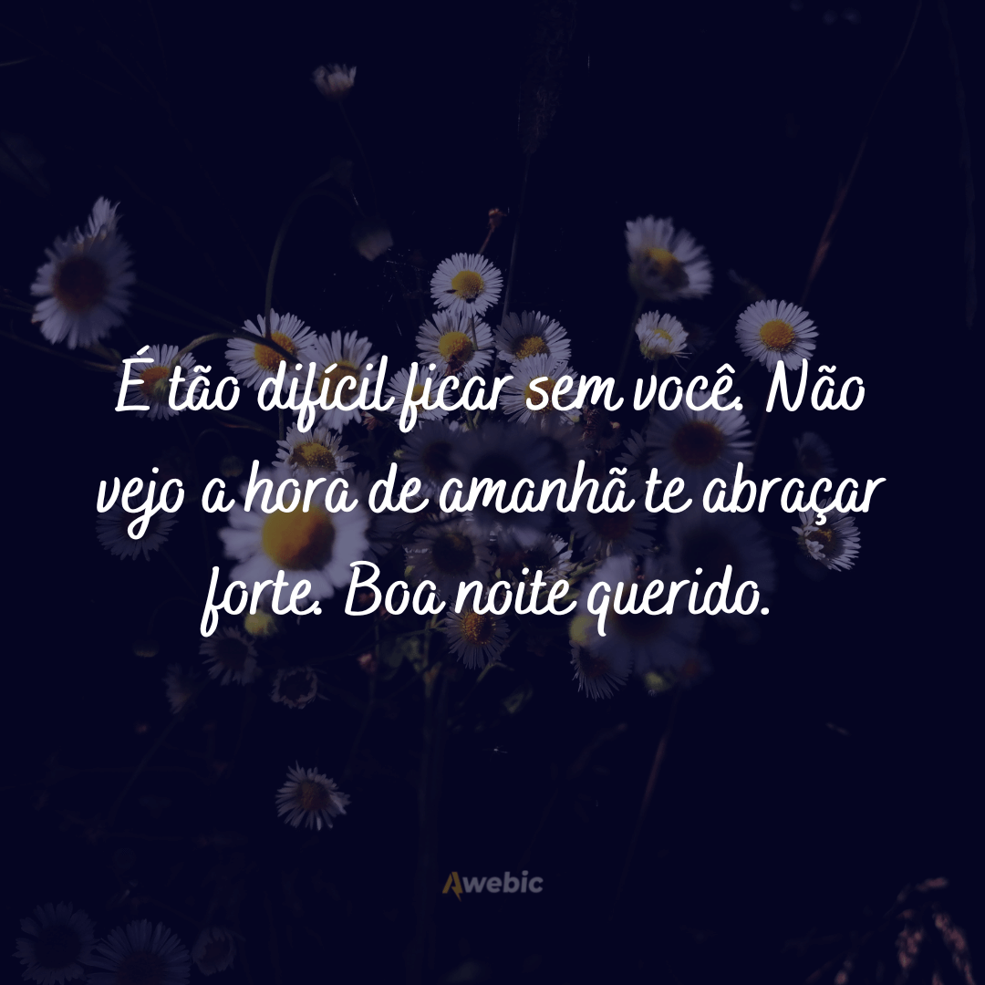 Frases de boa noite com carinho