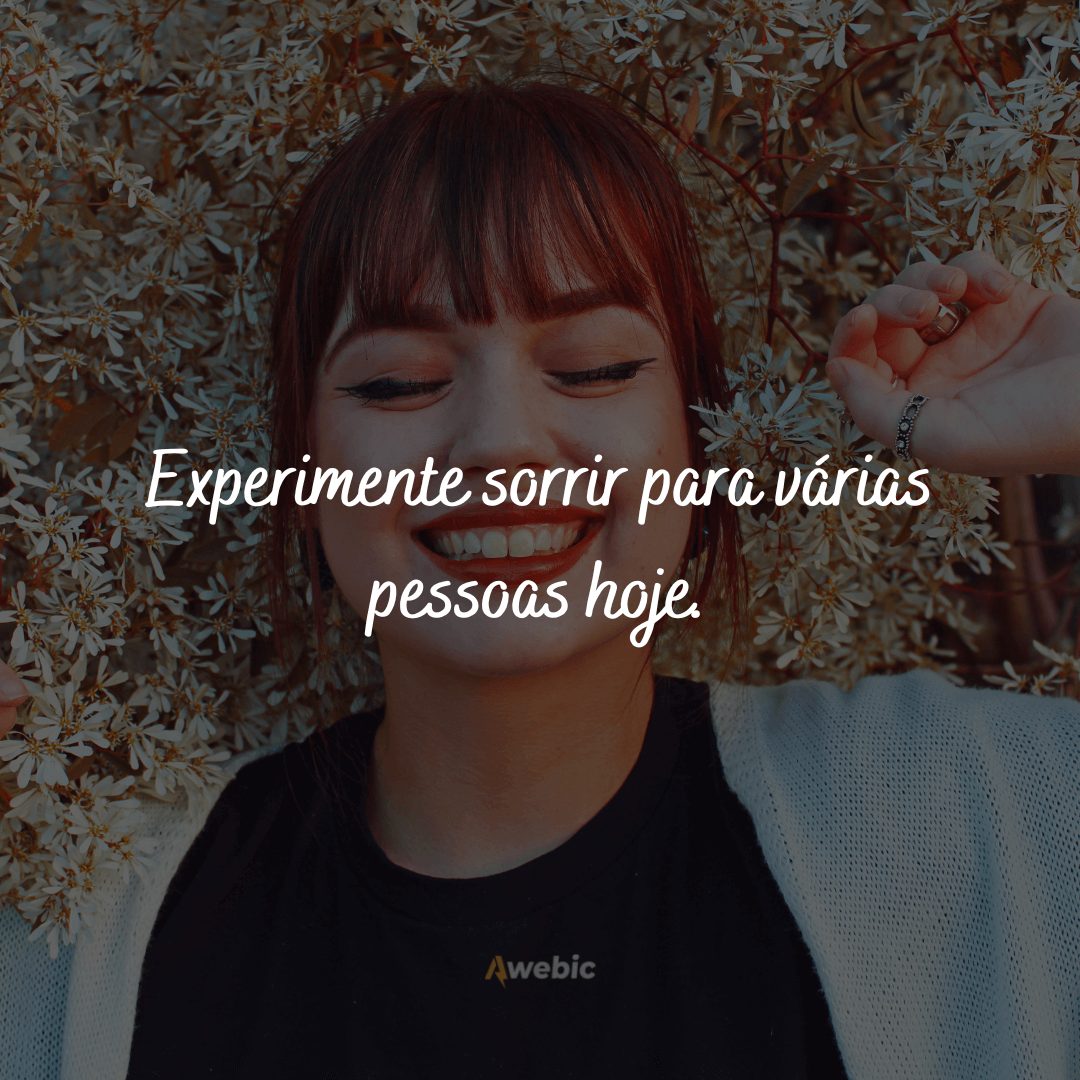 Frases de sorriso para status