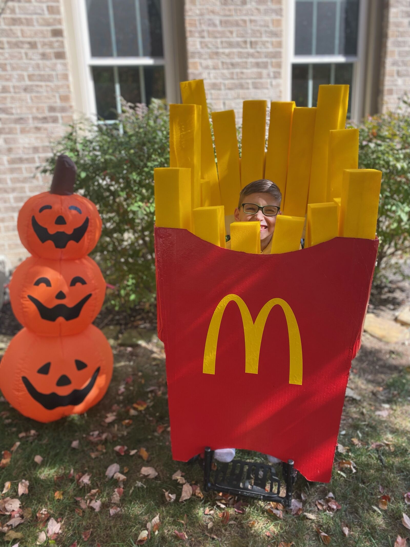 Garotinho cria fantasia mega inusitada e consegue ganhar 1 ano de batatas fritas no McDonald's