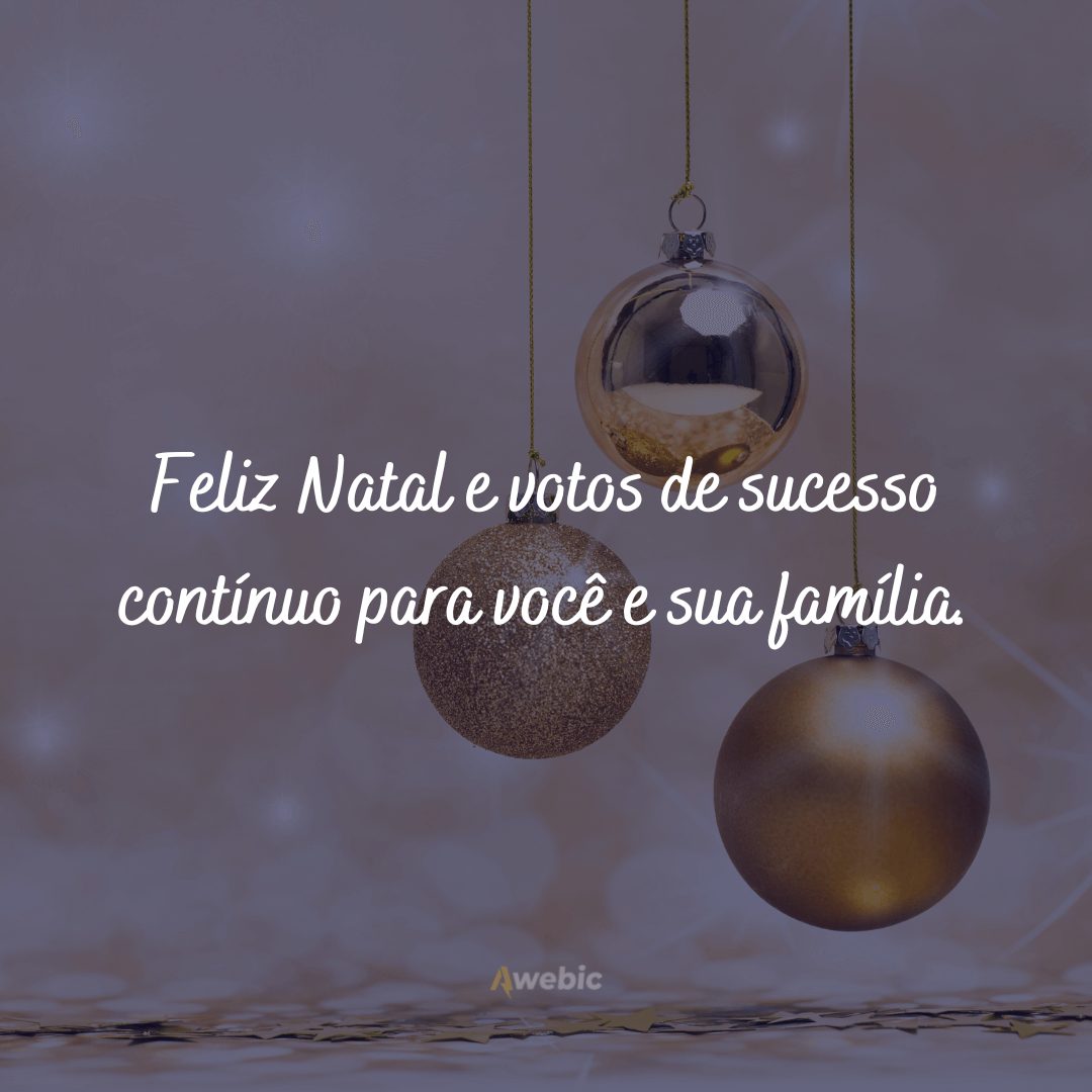 Mensagens de Natal para cliente