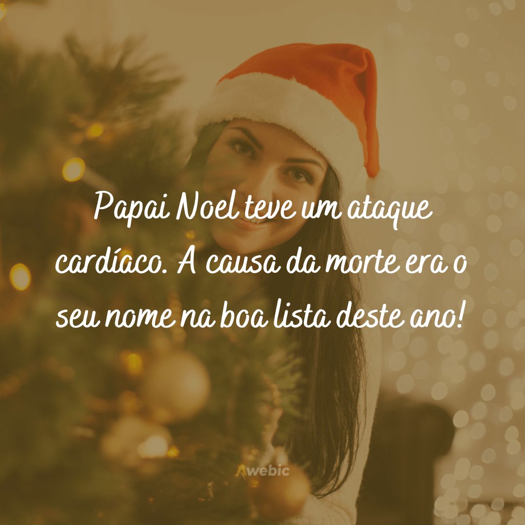 Mensagens engraçadas de Natal