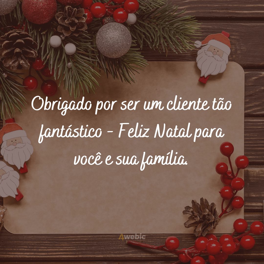 Frases de boas festas para clientes