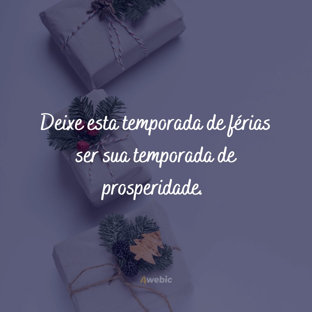 Frases curtas de boas festas