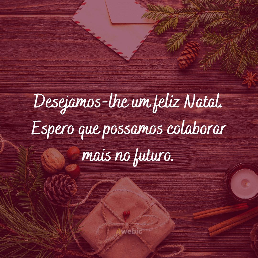 Frases de boas festas para clientes